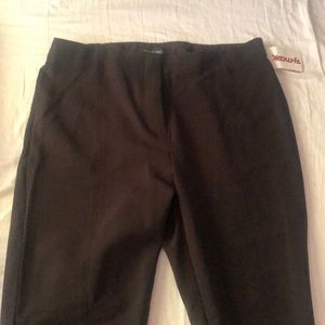 black slacks/pants